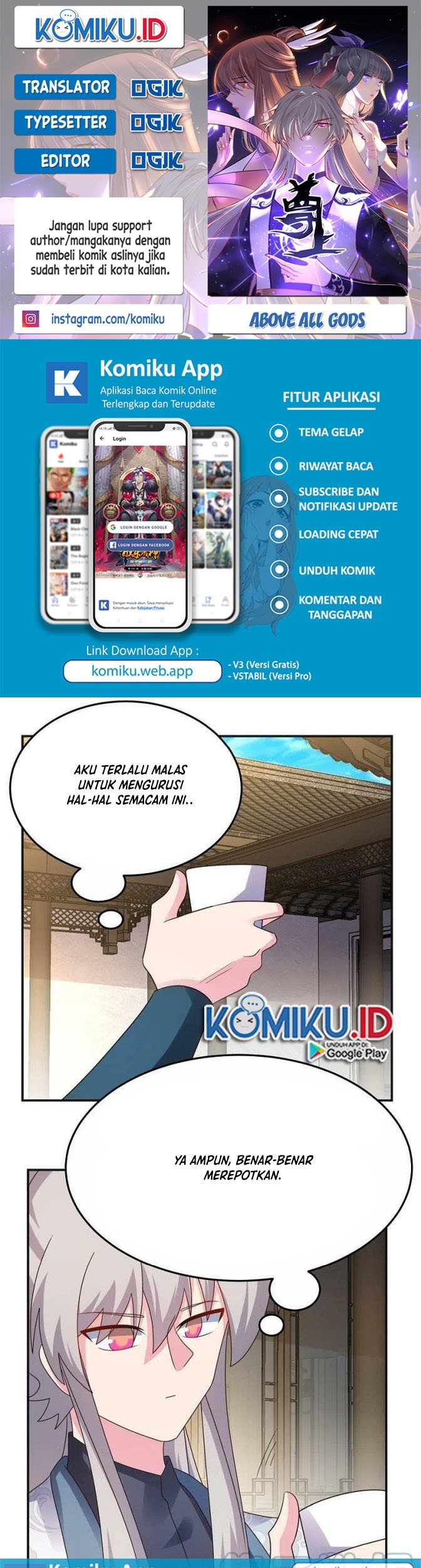 Komik Above All Gods Chapter 362 gambar 1