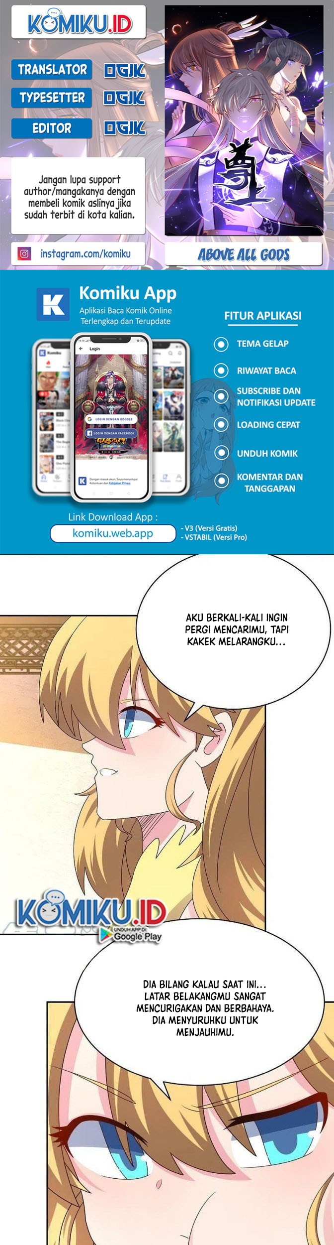 Komik Above All Gods Chapter 363.5 gambar 1