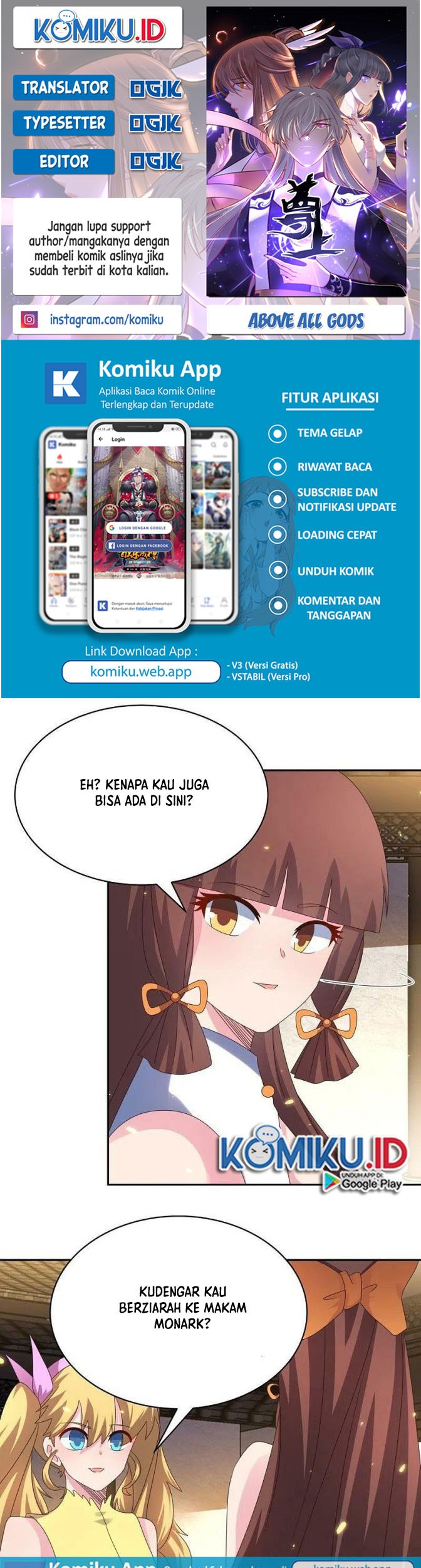 Komik Above All Gods Chapter 365.5 gambar 1