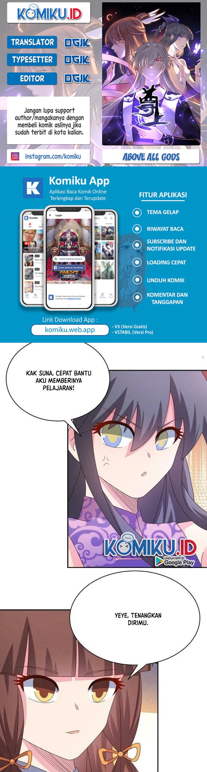 Komik Above All Gods Chapter 366.5 gambar 1