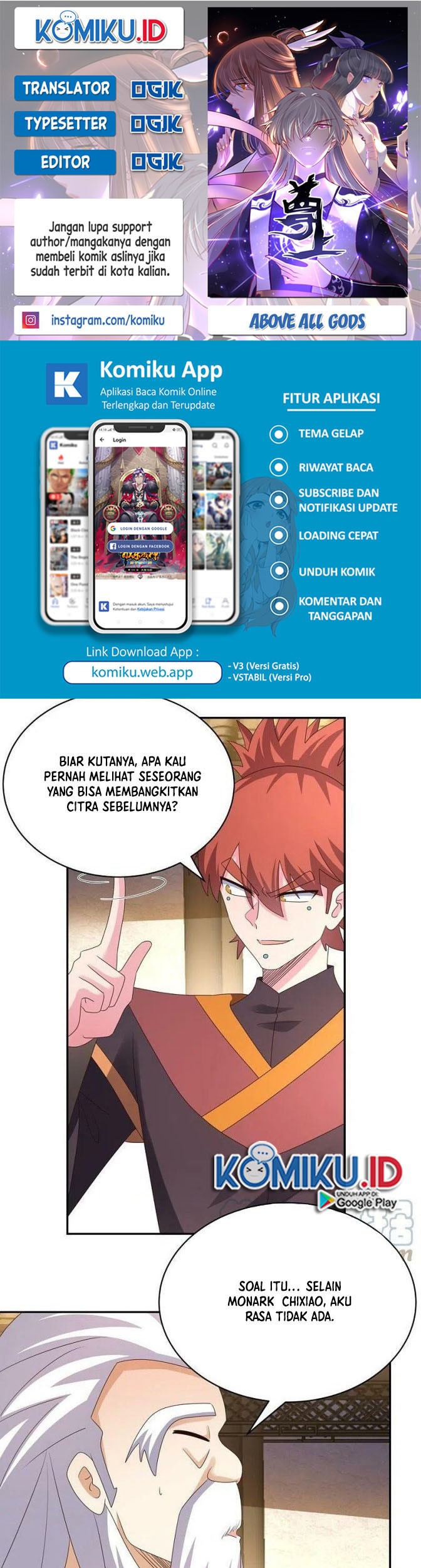 Komik Above All Gods Chapter 367.5 gambar 1