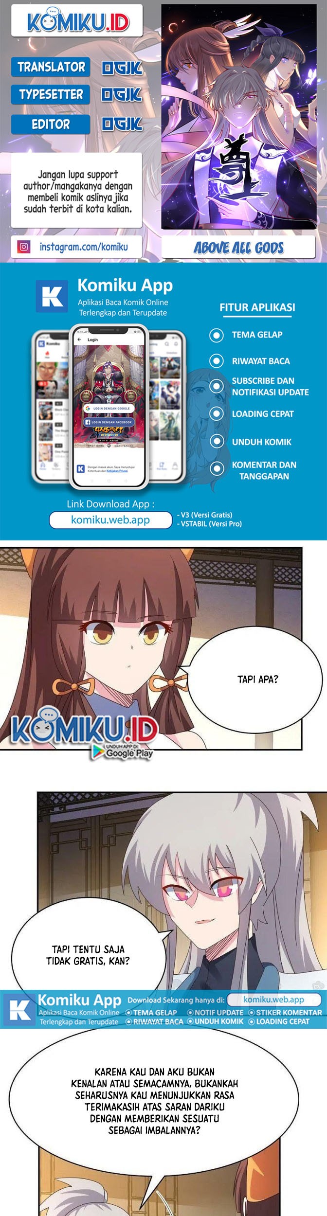 Komik Above All Gods Chapter 369.5 gambar 1