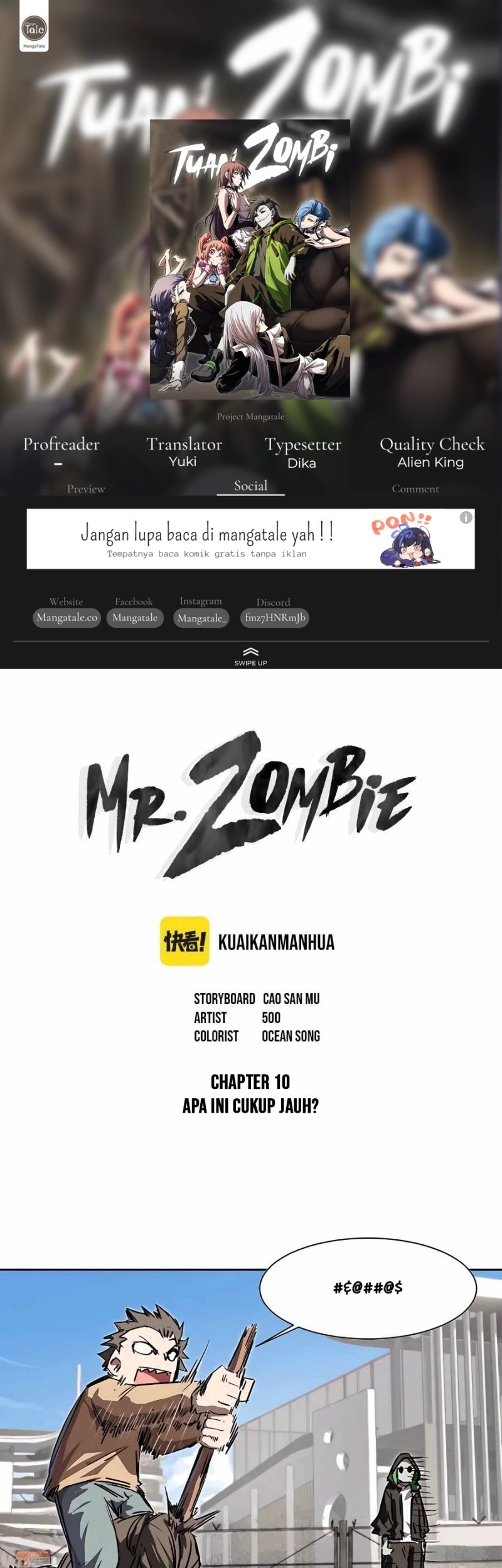 Komik Mr. Zombie Chapter 10 gambar 1