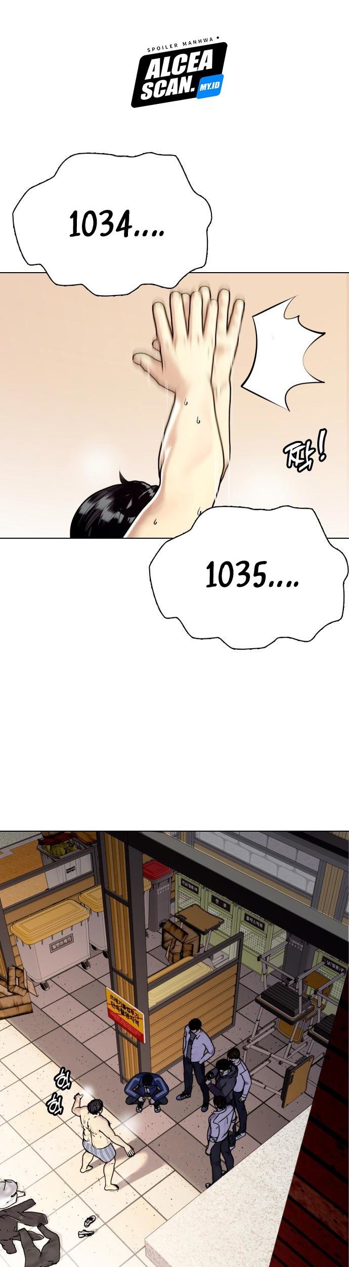 Manhwa The Bullied One Is Too Good at Fighting Chapter 01 gambar 2