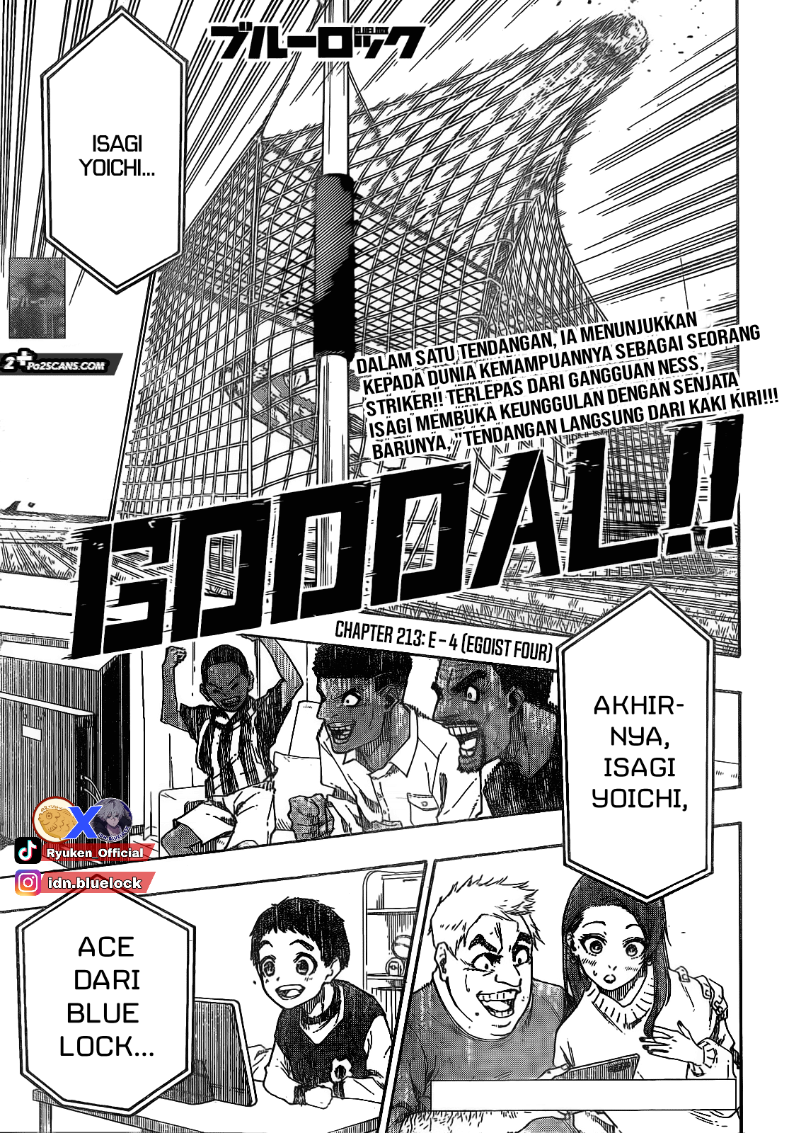 Manga Blue Lock Chapter 213 gambar 2