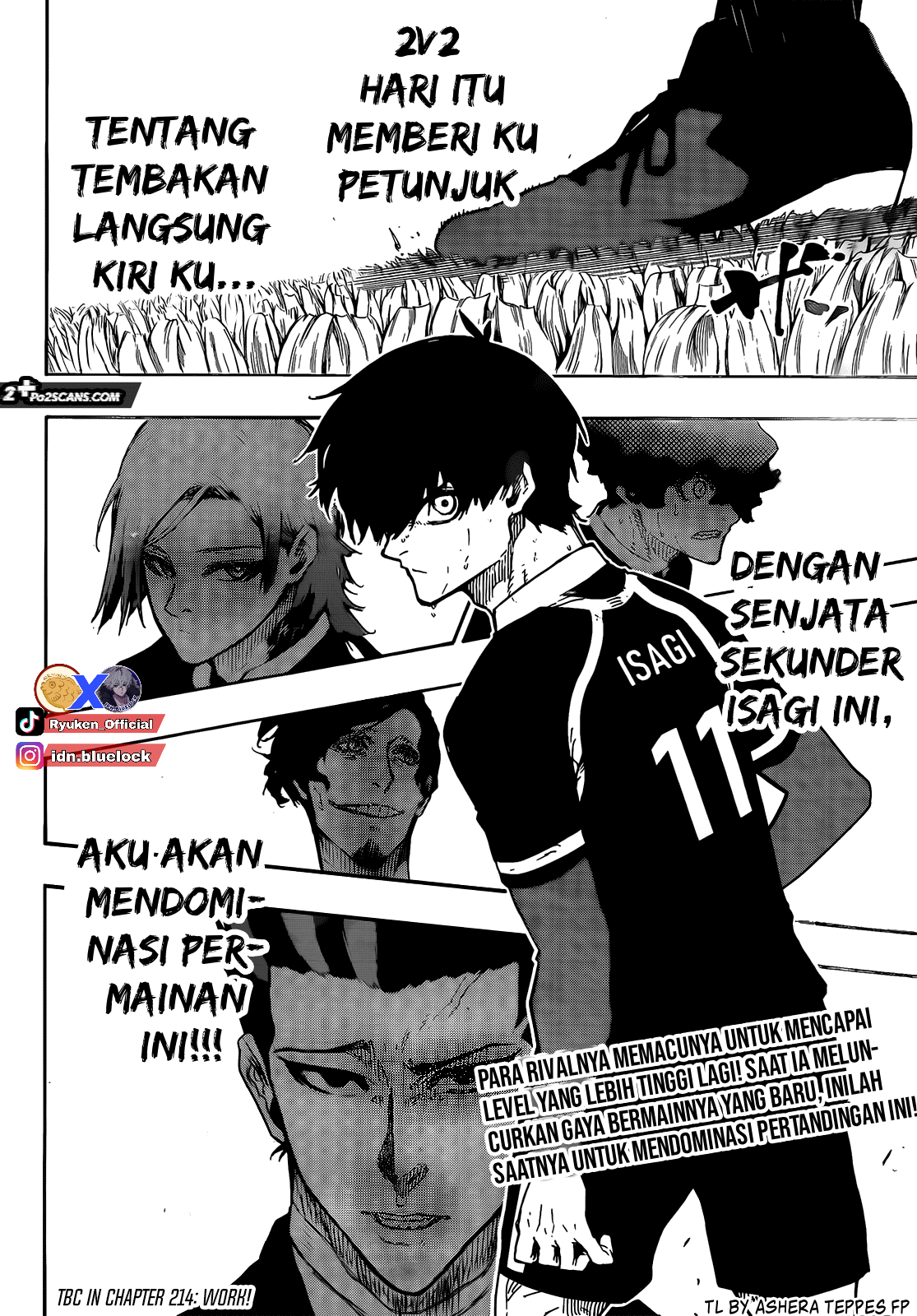Blue Lock Chapter 213 - Halaman 25