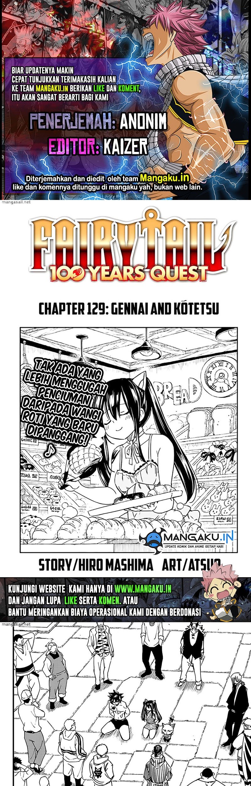 Komik Fairy Tail: 100 Years Quest Chapter 129 gambar 1