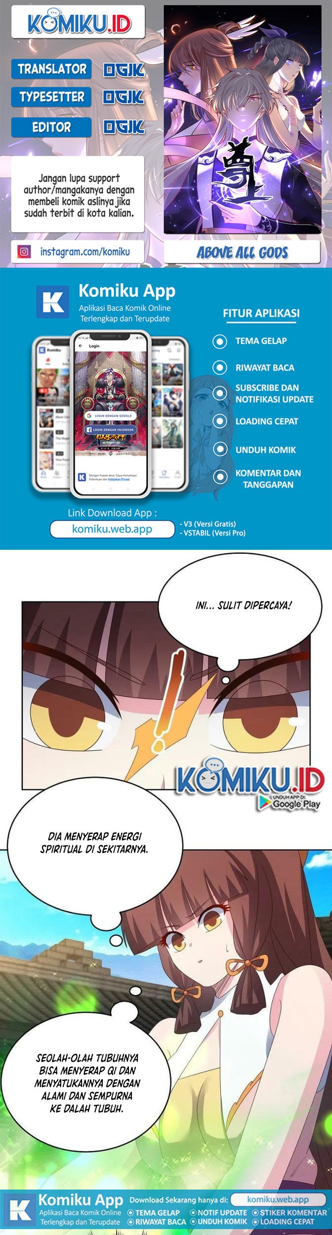 Komik Above All Gods Chapter 375 gambar 1