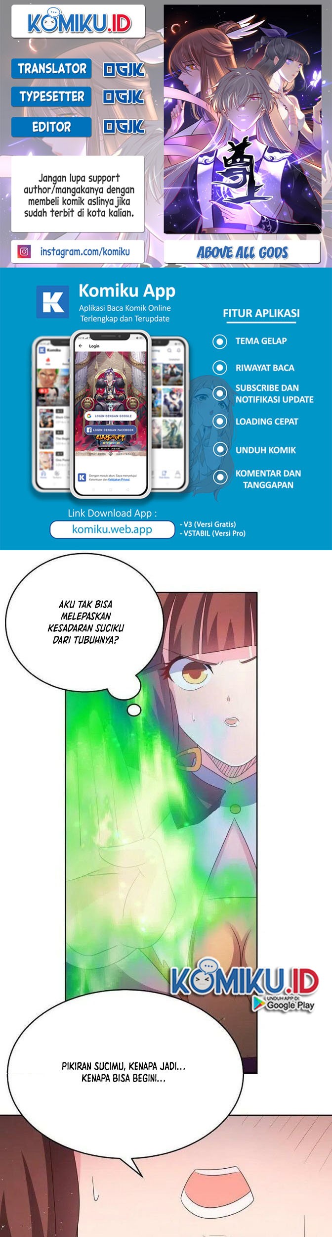 Komik Above All Gods Chapter 377 gambar 1