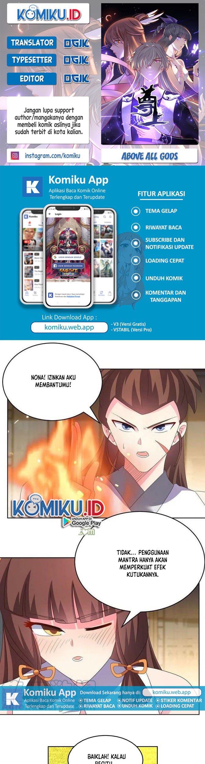Komik Above All Gods Chapter 377.5 gambar 1