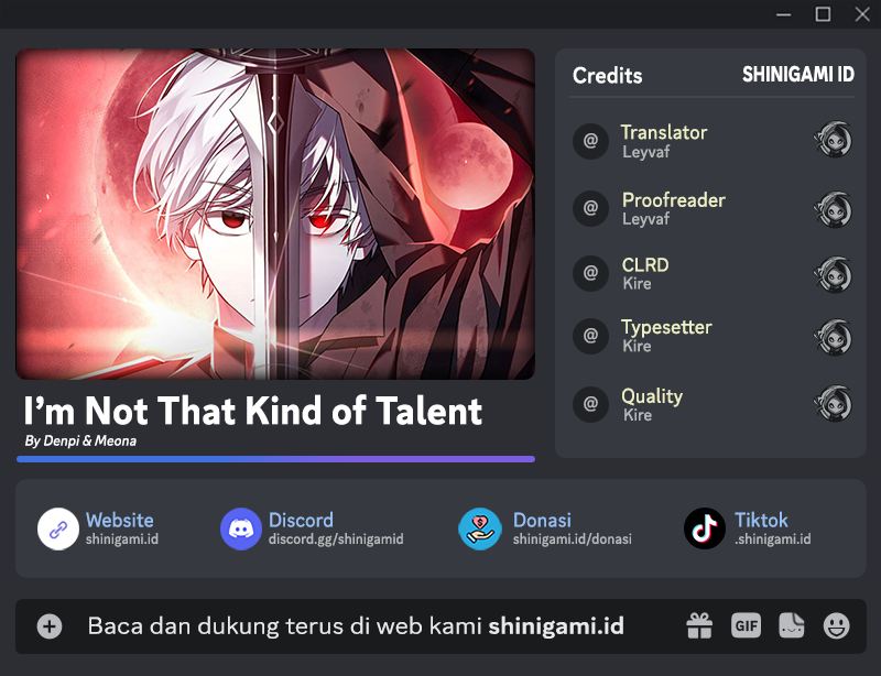 Komik I’m Not That Kind of Talent Chapter 29 gambar 1
