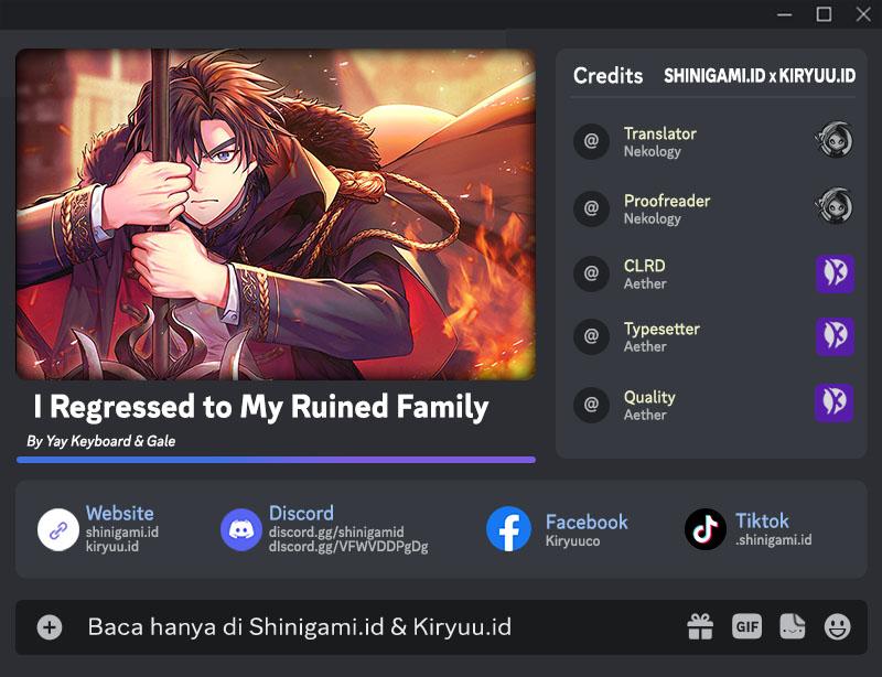 Komik I Regressed to My Ruined Family Chapter 39 gambar 1
