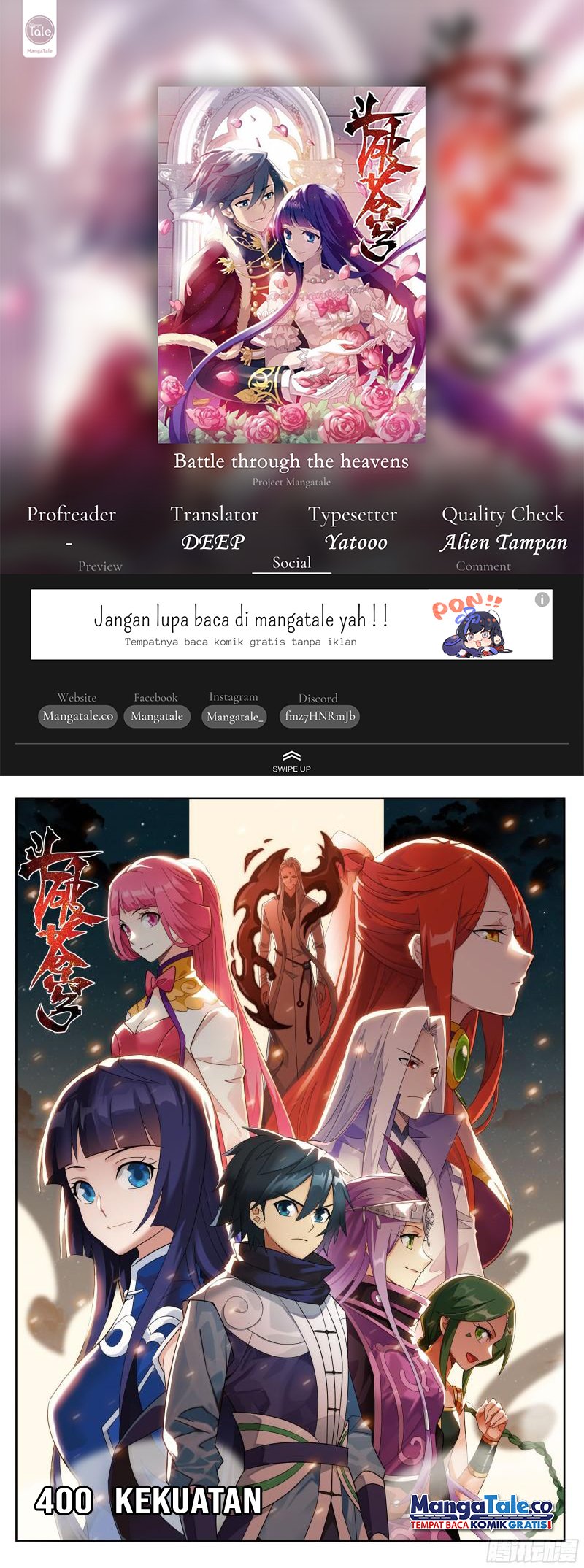 Komik Battle Through the Heavens Chapter 400 gambar 1