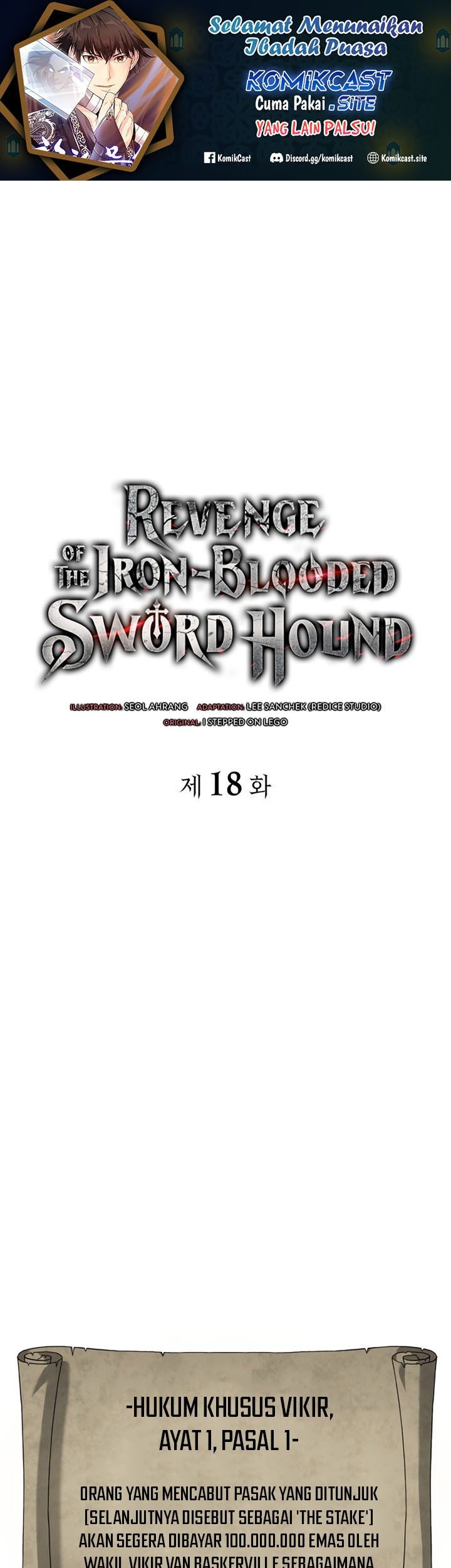 Manhwa Revenge of the Iron-Blooded Sword Hound Chapter 18 gambar 2