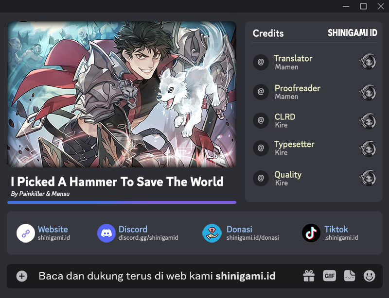 Komik I Picked A Hammer To Save The World Chapter 24 gambar 1