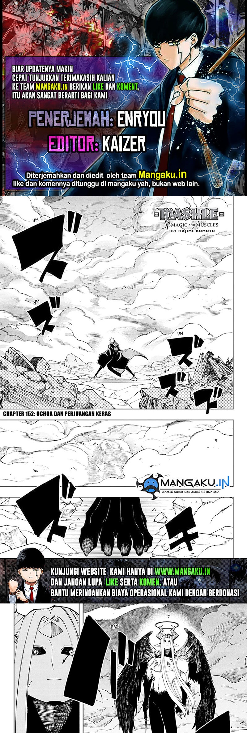 Komik Mashle: Magic and Muscles Chapter 152 gambar 1