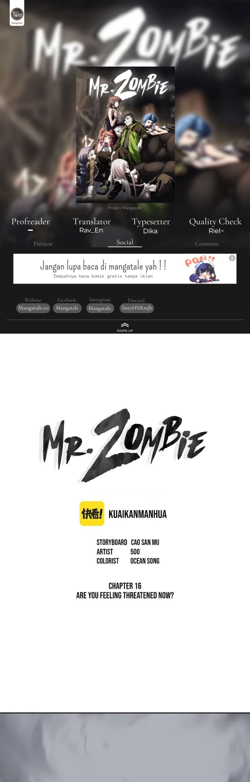 Komik Mr. Zombie Chapter 16 gambar 1