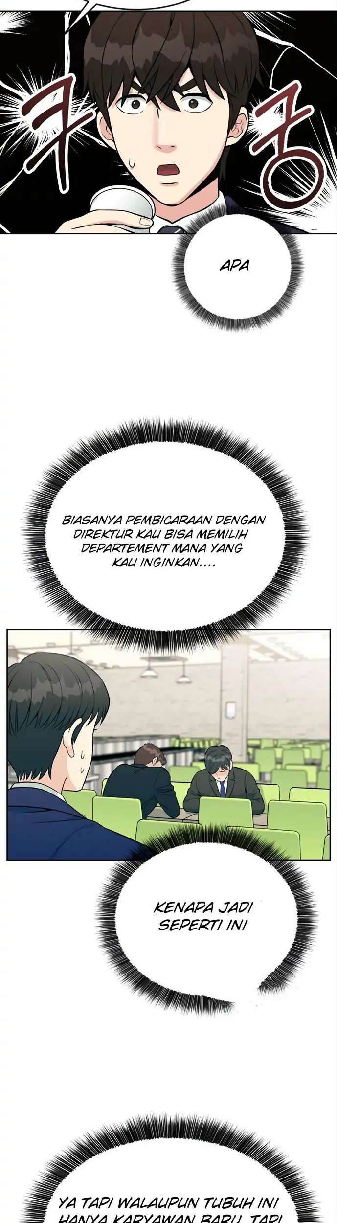 Manhwa Reincarnated as a New Employee Chapter 14 gambar 2