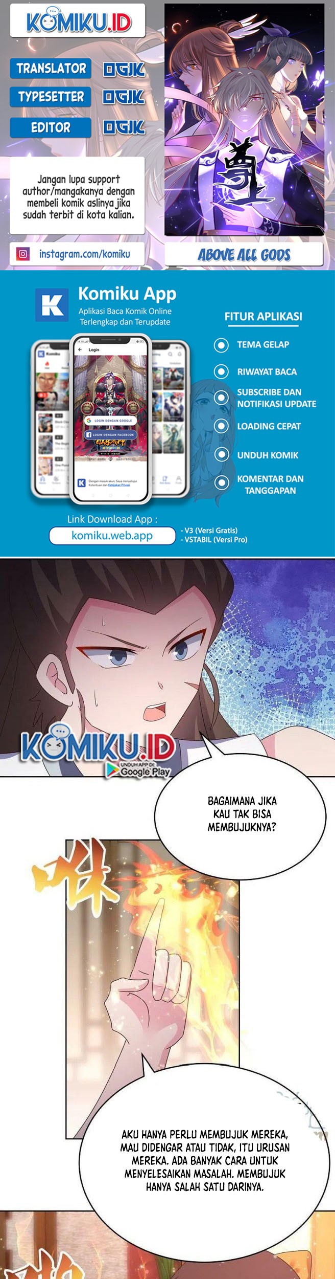Komik Above All Gods Chapter 381.5 gambar 1