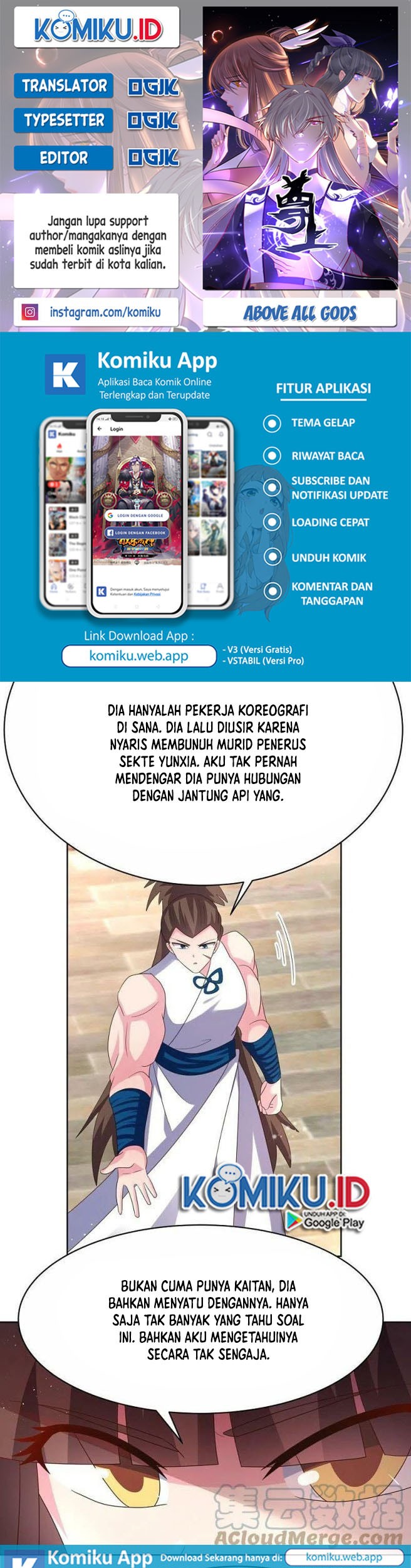 Komik Above All Gods Chapter 382 gambar 1