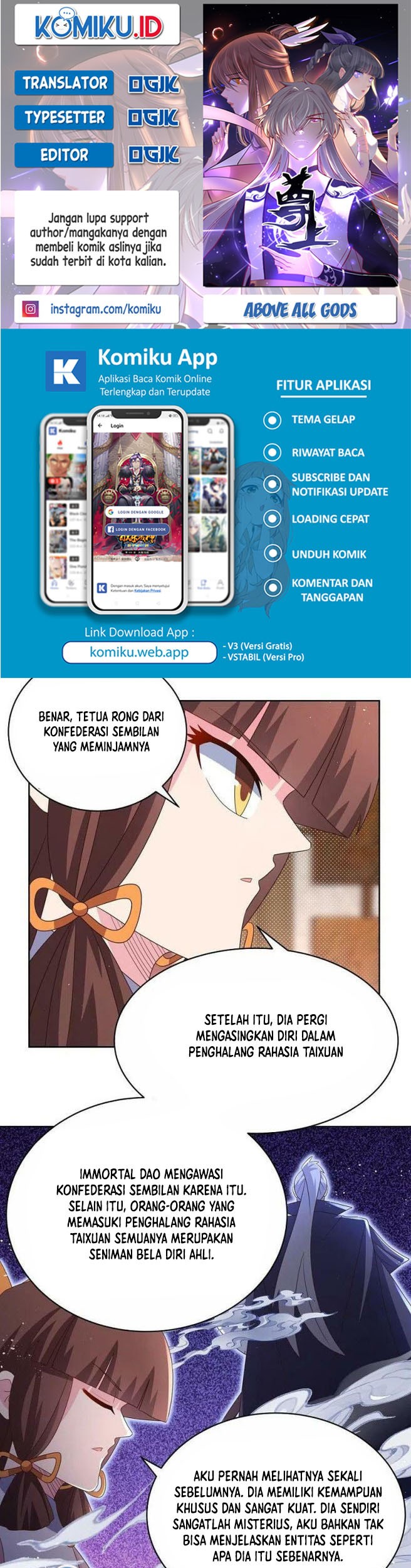 Komik Above All Gods Chapter 382.5 gambar 1