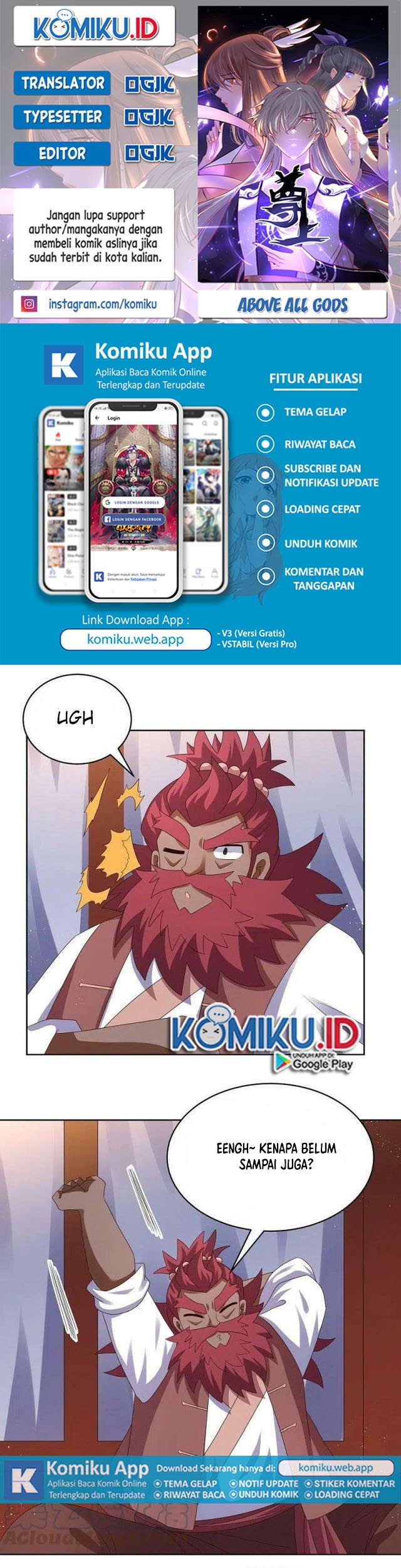 Komik Above All Gods Chapter 383 gambar 1