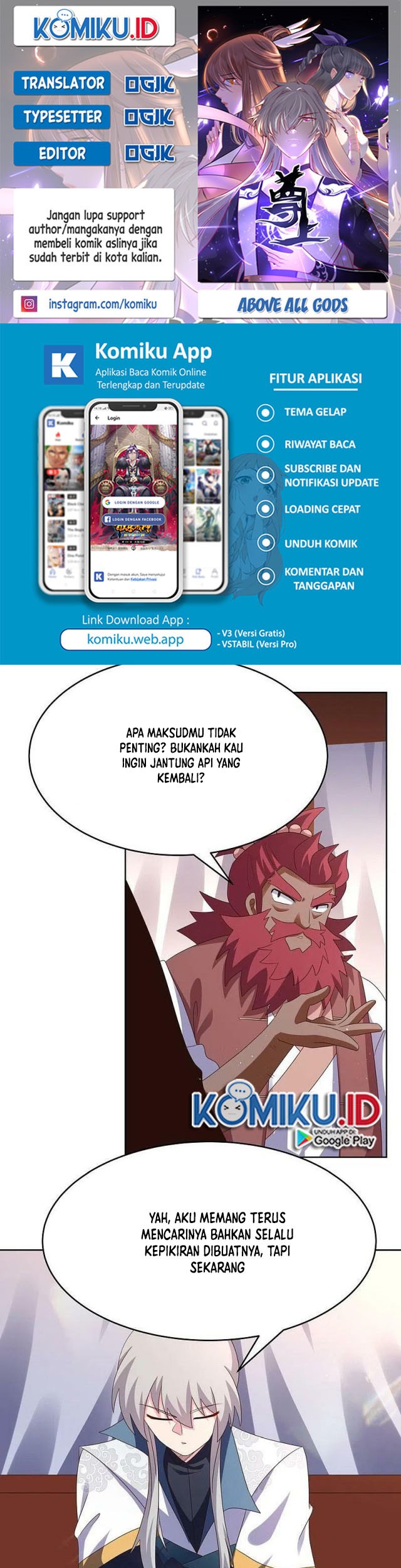 Komik Above All Gods Chapter 383.5 gambar 1