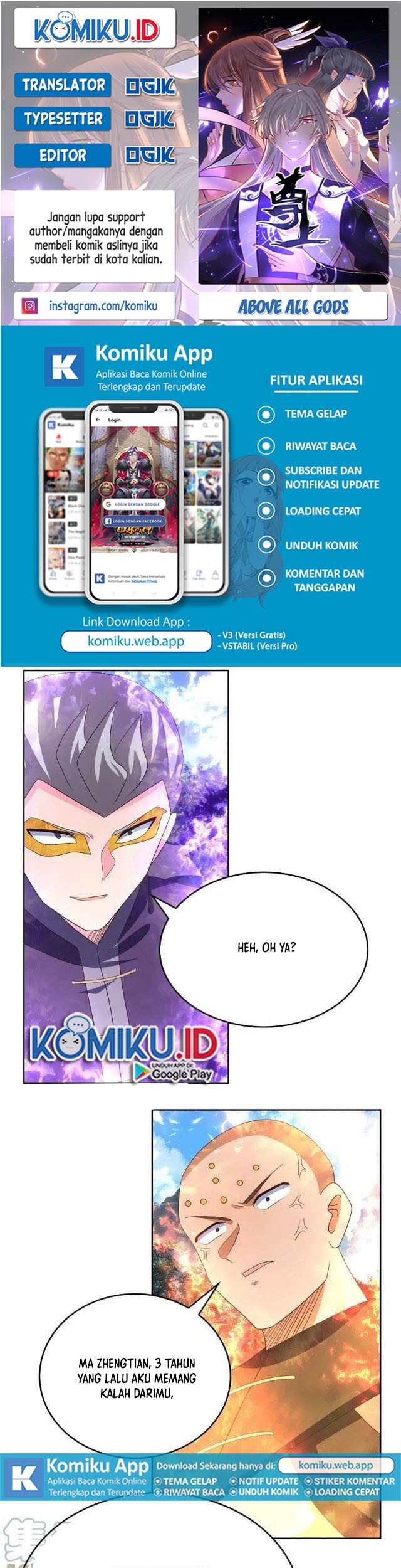 Komik Above All Gods Chapter 385 gambar 1