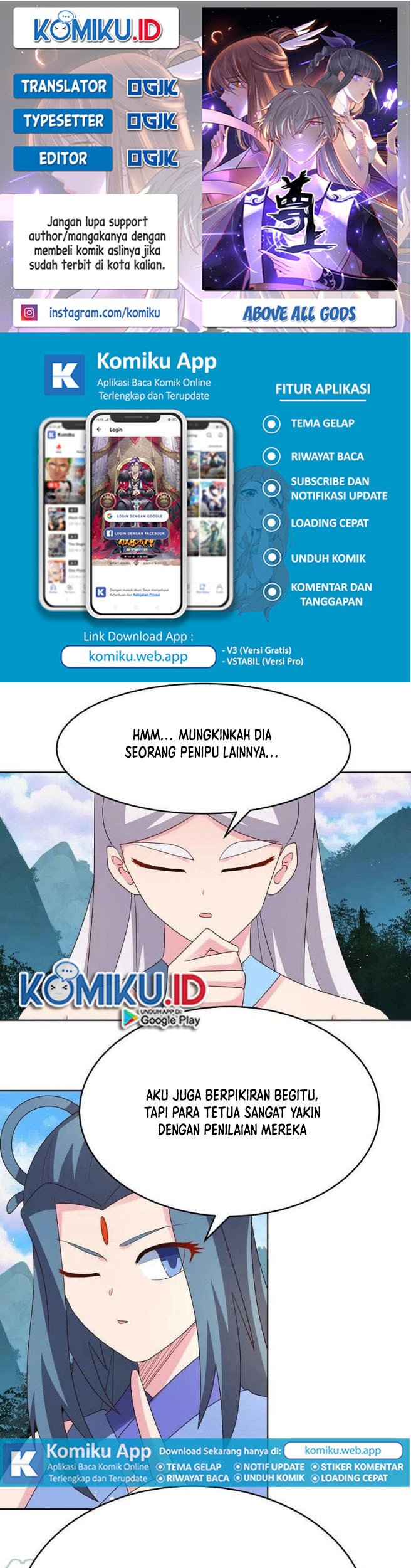 Komik Above All Gods Chapter 387.5 gambar 1