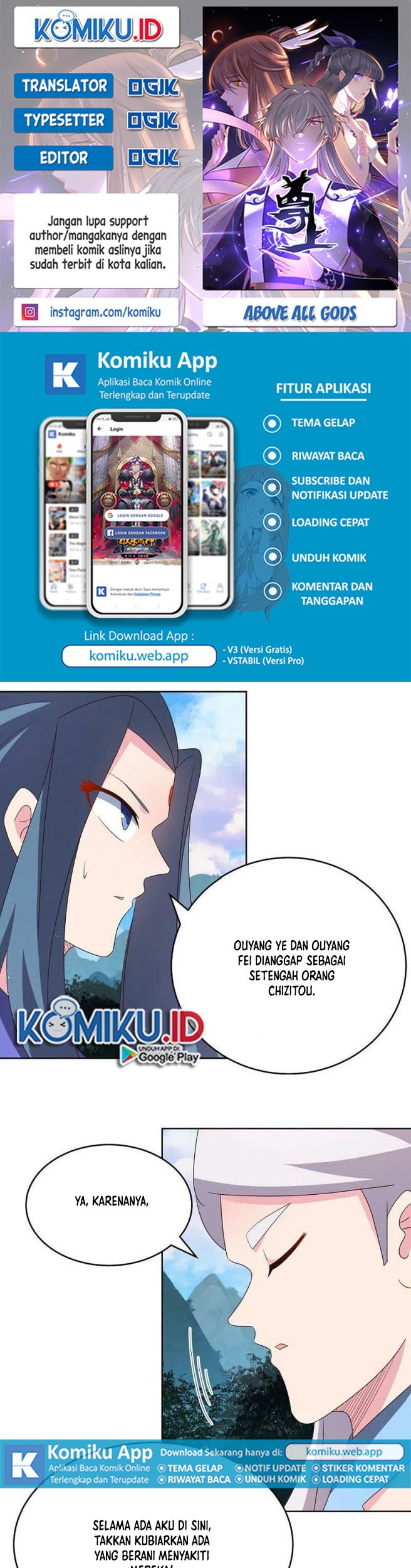 Komik Above All Gods Chapter 388 gambar 1