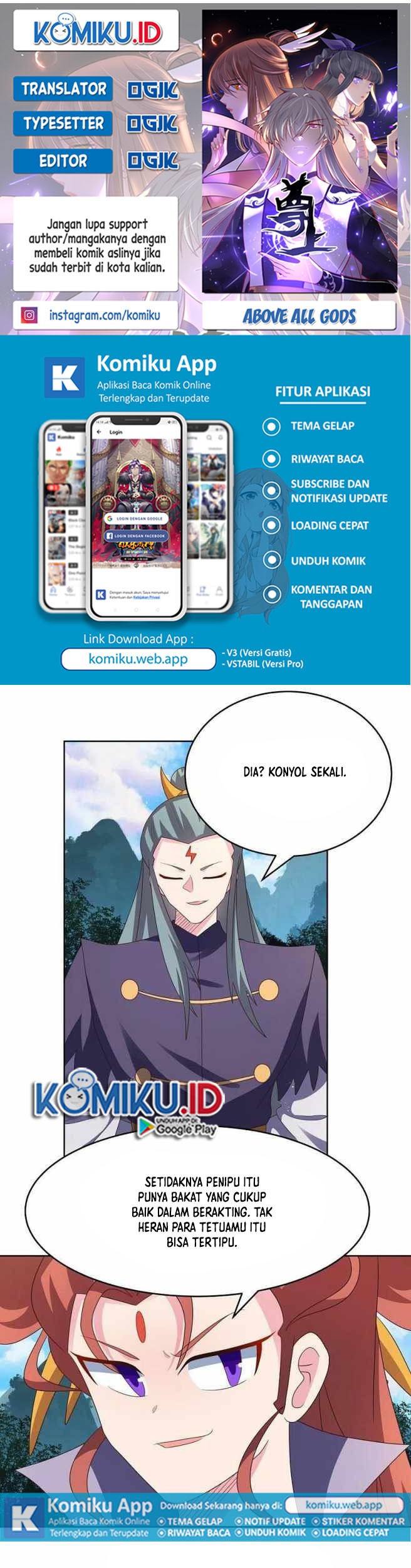 Komik Above All Gods Chapter 389.5 gambar 1