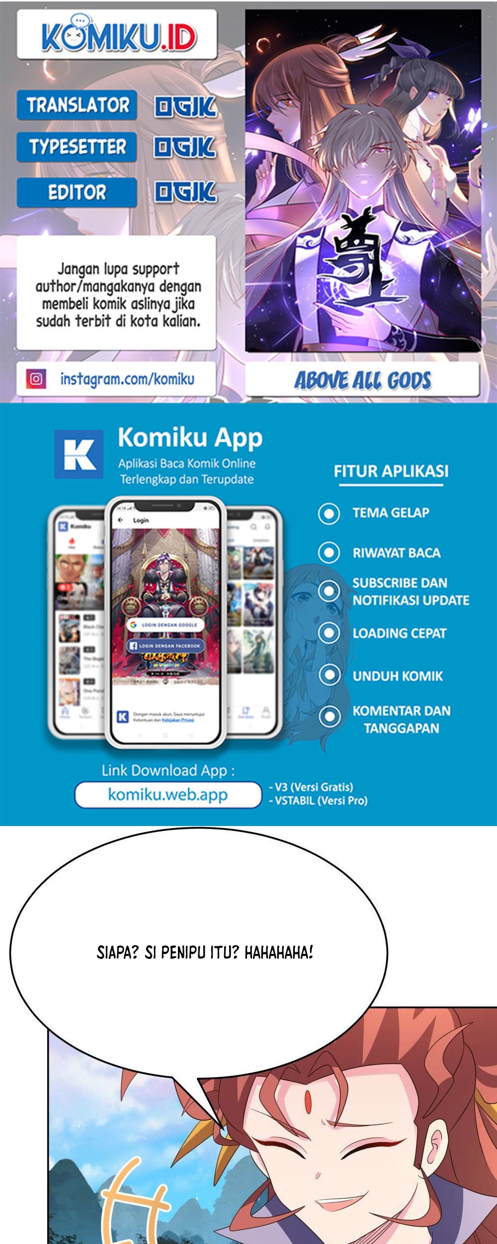Komik Above All Gods Chapter 390 gambar 1