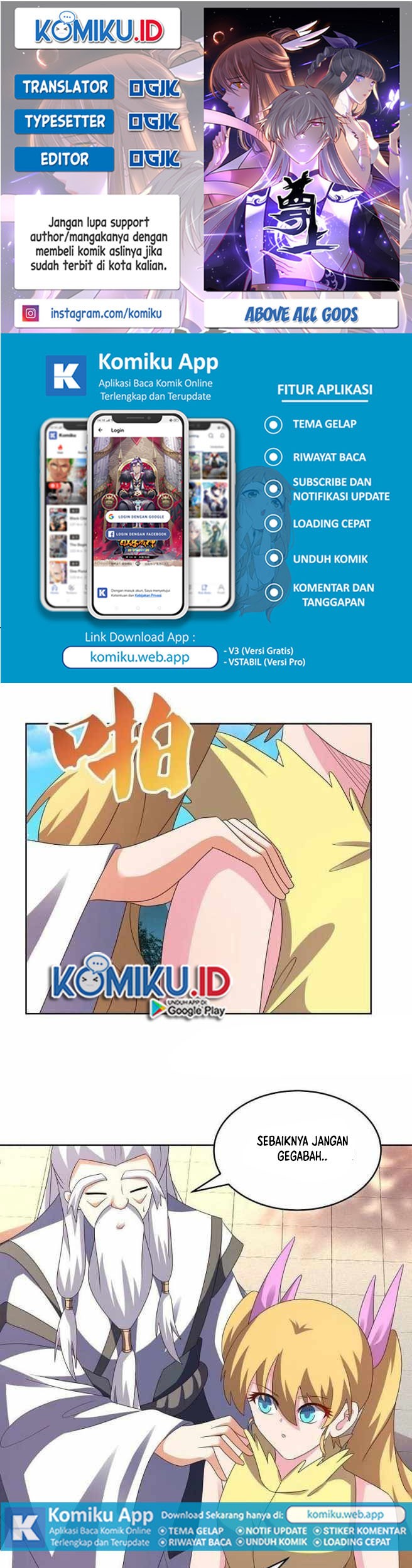 Komik Above All Gods Chapter 390.5 gambar 1