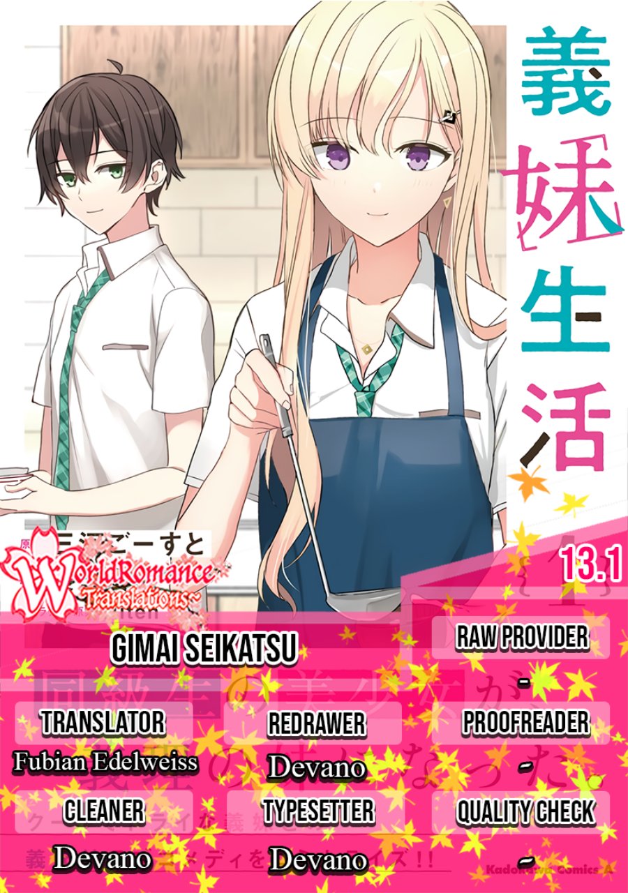 Komik Gimai Seikatsu Chapter 13.1 gambar 1