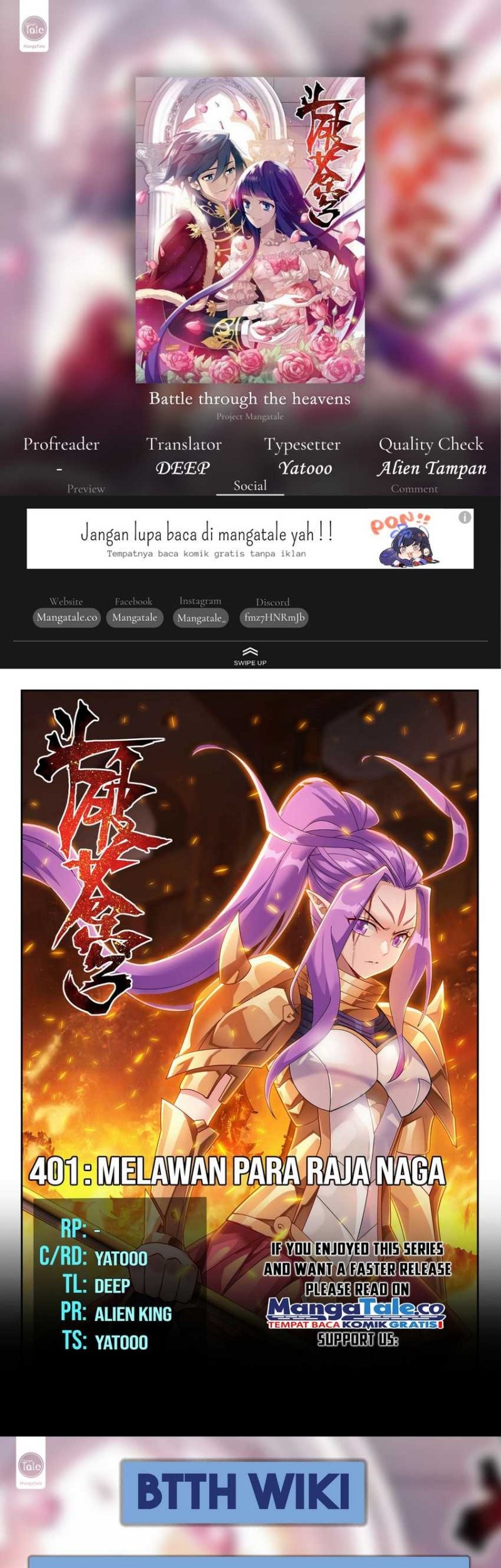 Komik Battle Through the Heavens Chapter 401 gambar 1