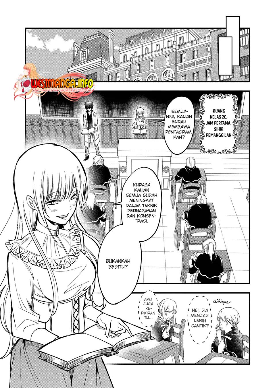 Komik Assistant Teacher In a Magical Girls School Chapter 19.4 gambar 1