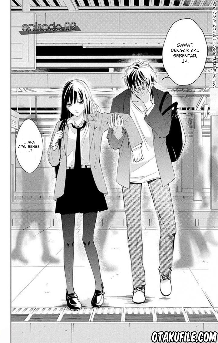 Manga Tsuiraku JK to Haijin Kyoushi Chapter 02 gambar 2