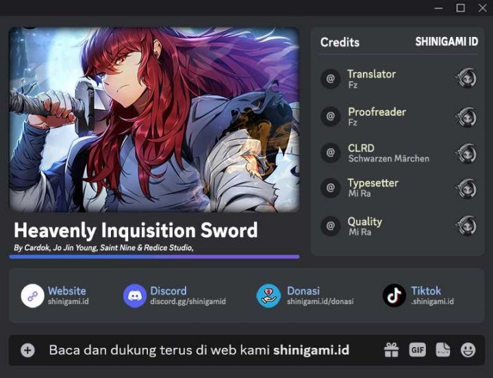 Komik Heavenly Inquisition Sword Chapter 45 gambar 1