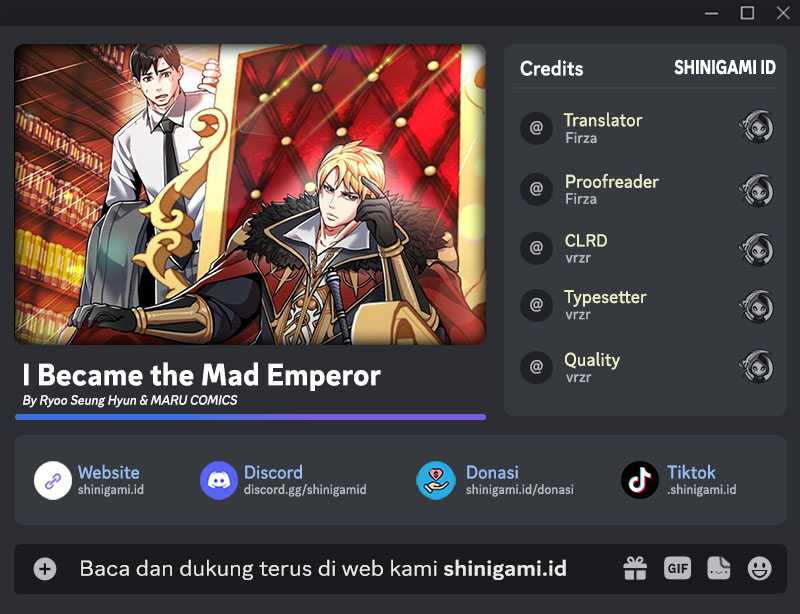 Komik I Became the Mad Emperor Chapter 37 gambar 1