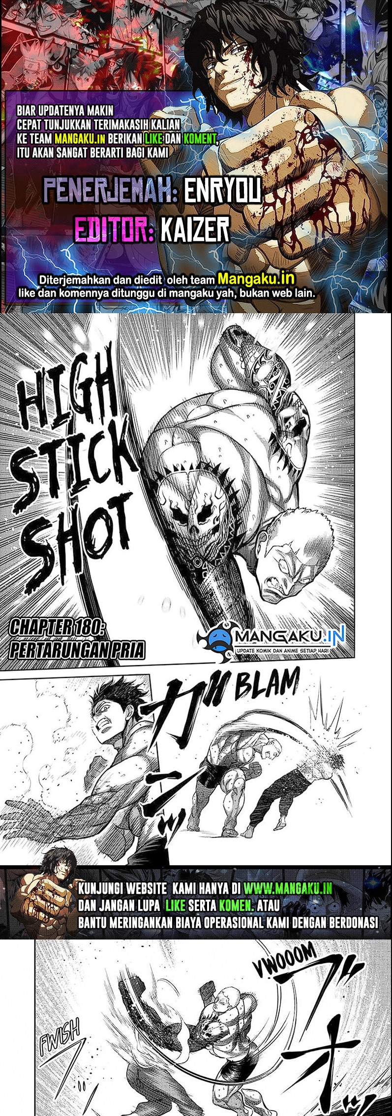 Komik Kengan Omega Chapter 180 gambar 1