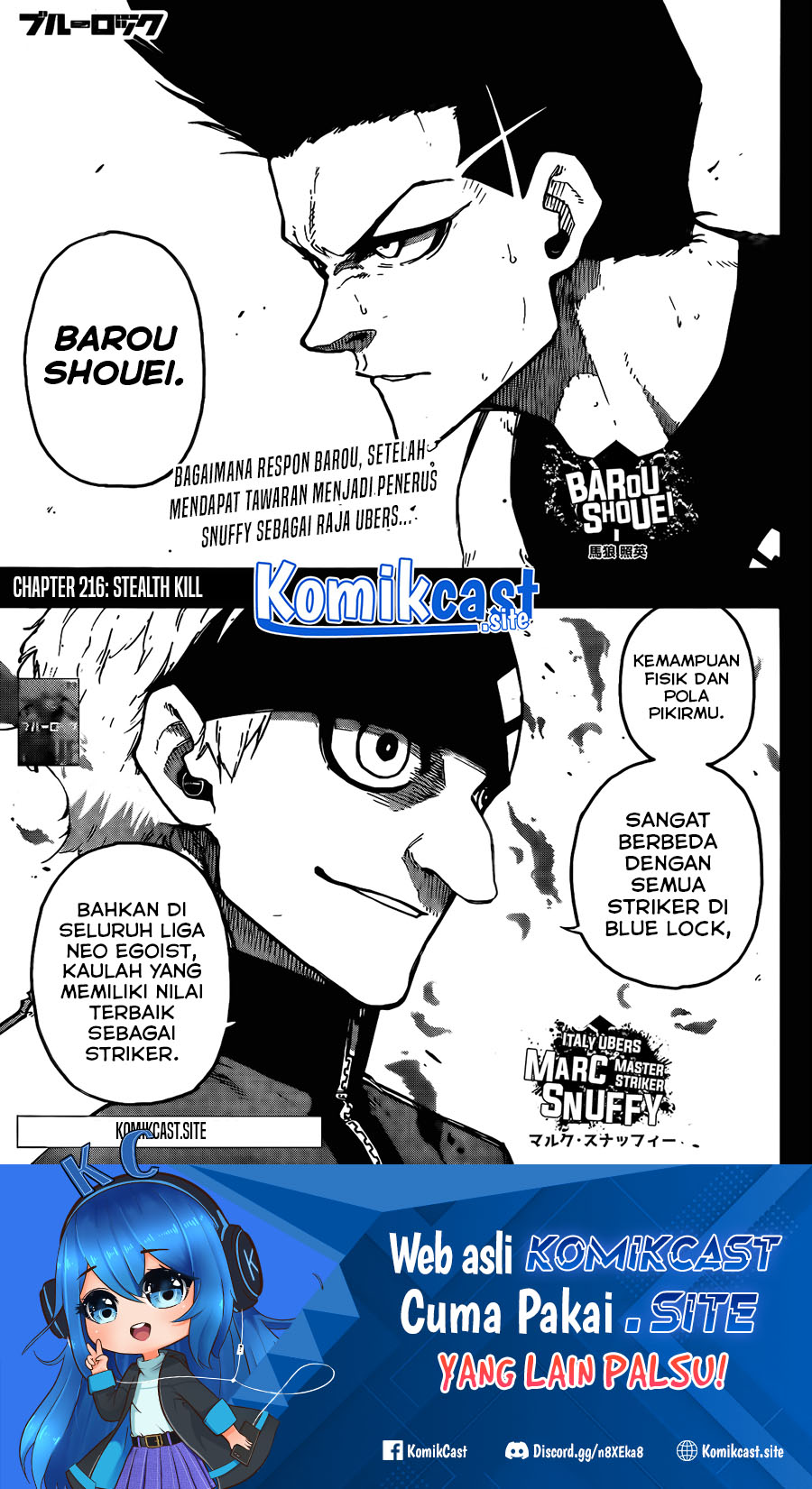 Blue Lock Chapter 216 - Halaman 2