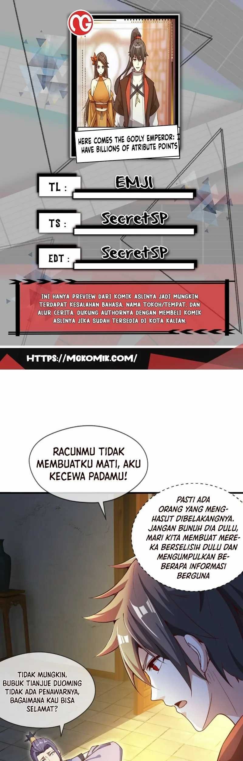 Komik God Emperor Descends I have Billions of Attribute Points Chapter 28 gambar 1