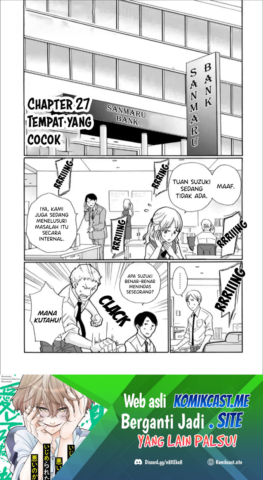 Manga Ijimeru Aitsu ga Waruinoka, Ijimerareta Boku ga Waruinoka? Chapter 27 gambar 2