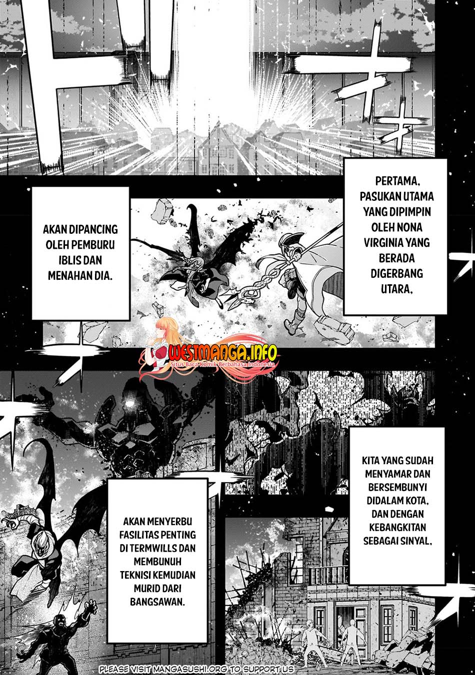 Manga Kyoukai Meikyuu to Ikai no Majutsushi Chapter 57 gambar 2
