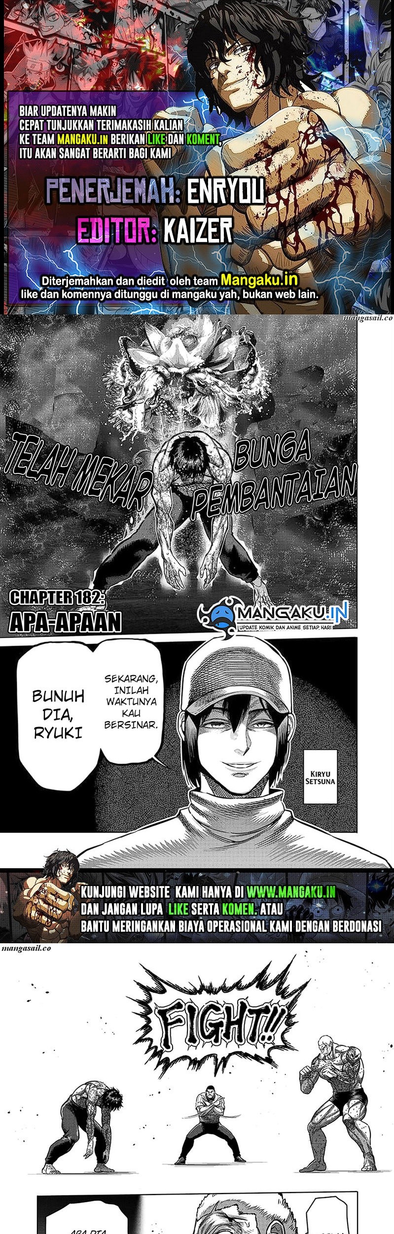 Komik Kengan Omega Chapter 182 gambar 1