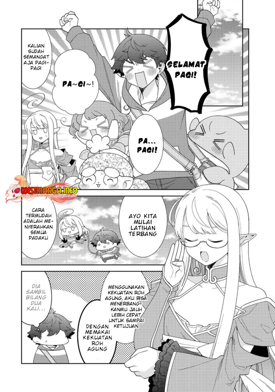 Seirei-tachi no Rakuen to Risou no Isekai Seikatsu Chapter 32 - Halaman 8