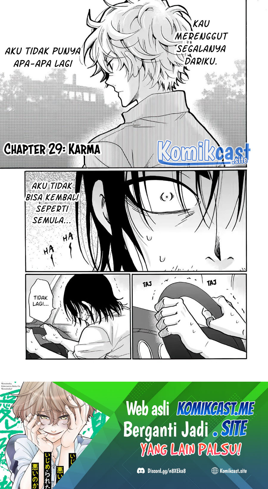 Manga Ijimeru Aitsu ga Waruinoka, Ijimerareta Boku ga Waruinoka? Chapter 29 gambar 2