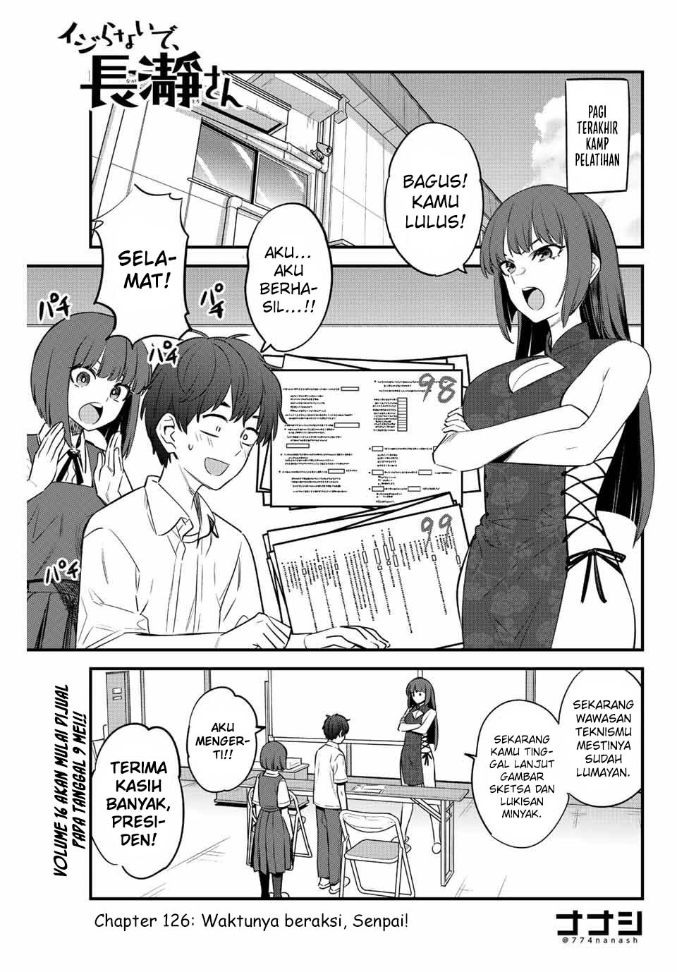 Manga Ijiranaide, Nagatoro-san Chapter 126 gambar 2