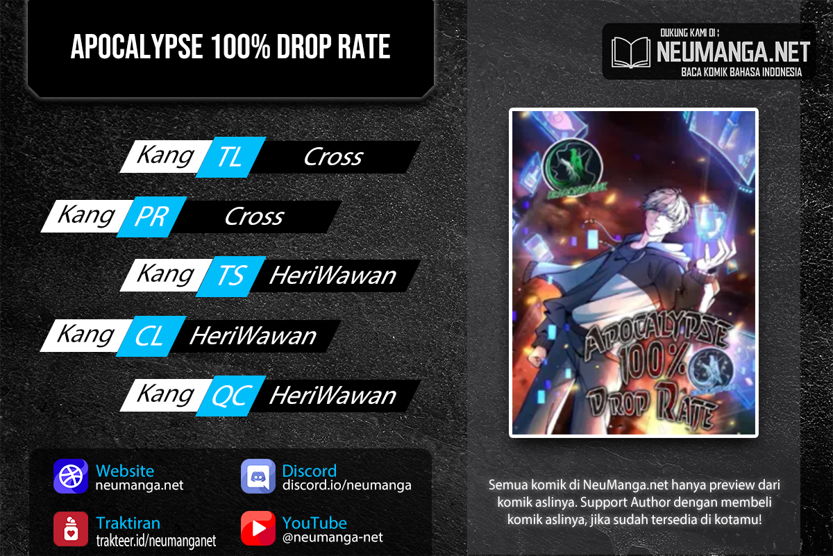 Komik Apocalypse 100% Drop Rate Chapter 20 gambar 1