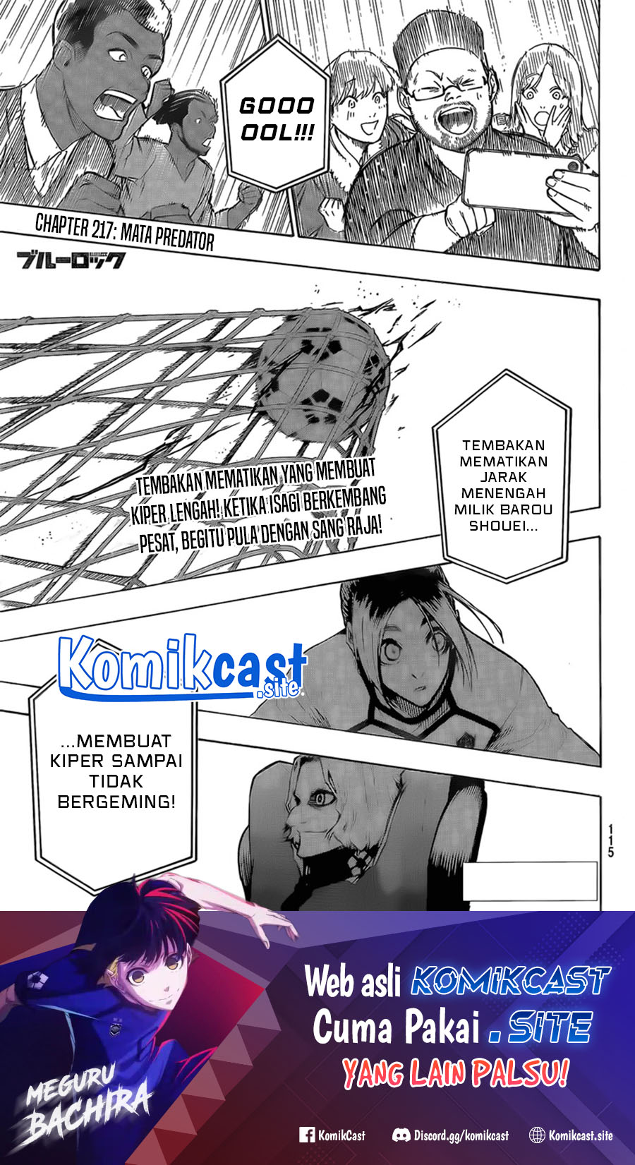 Blue Lock Chapter 217 - Halaman 2